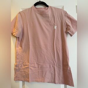 Golden goose Star pink t shirt